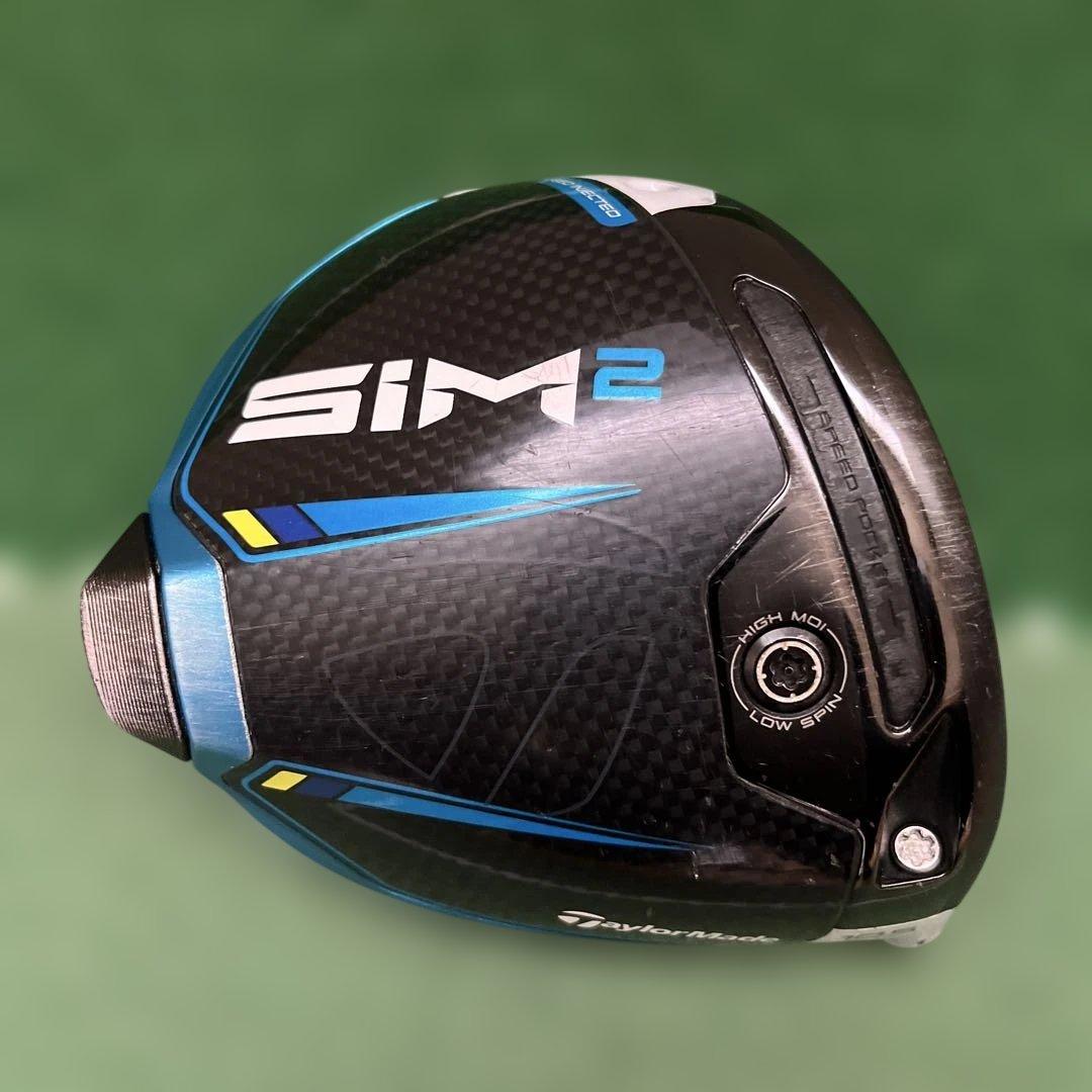 TaylorMade SIM2 ドライバー 10.5度ヘッドと純正ヘッドカバー付