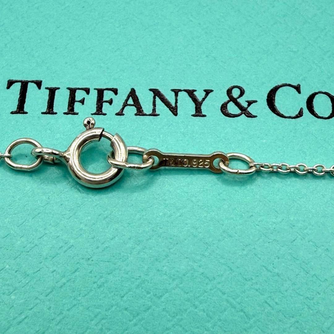 美品★ティファニー スモール クロス ティアドロップ ネックレス シルバー