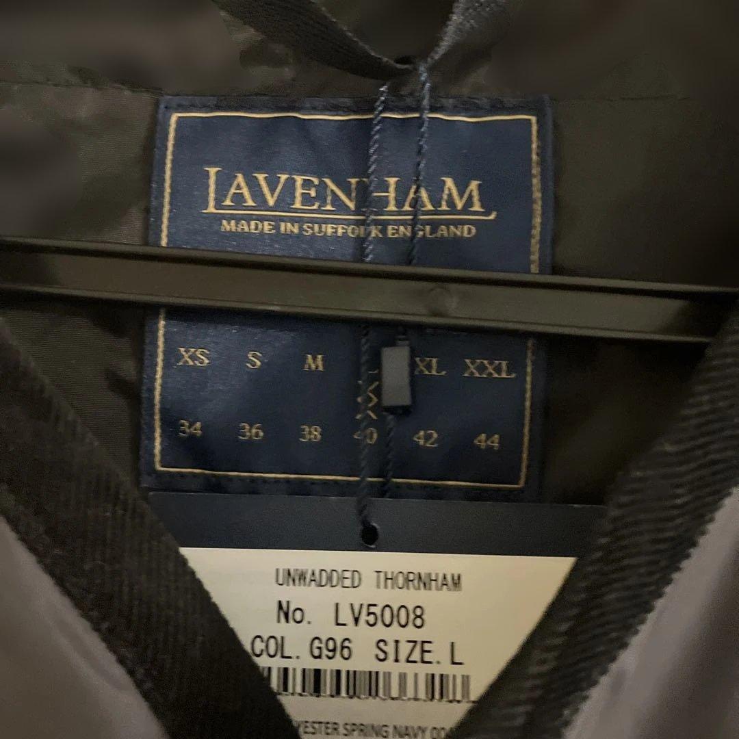 新品 LAVENHAM UNWADDED THORNHAM ベスト Lサイズ