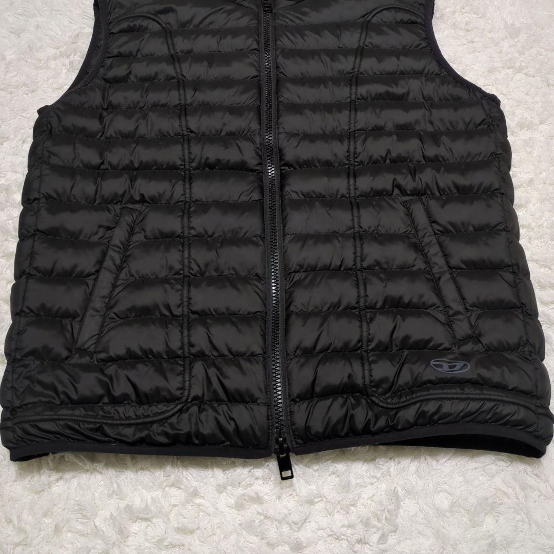 DIESEL♦現行 W-HAWKYL-SL シンサレート 中綿ベスト 黒 52