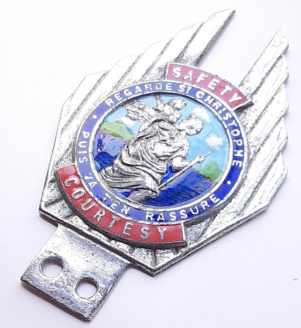 稀少/英国/セントクリストファー/バッジ/60年代/ベスパ/ランブレッタ/モッズ