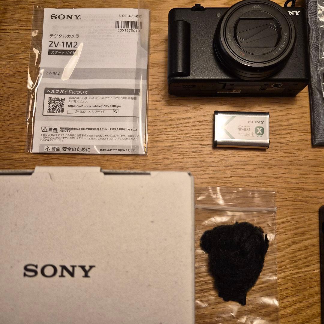 SONY VLOGCAM ZV-1M2 純正バッテリー+おまけ付き