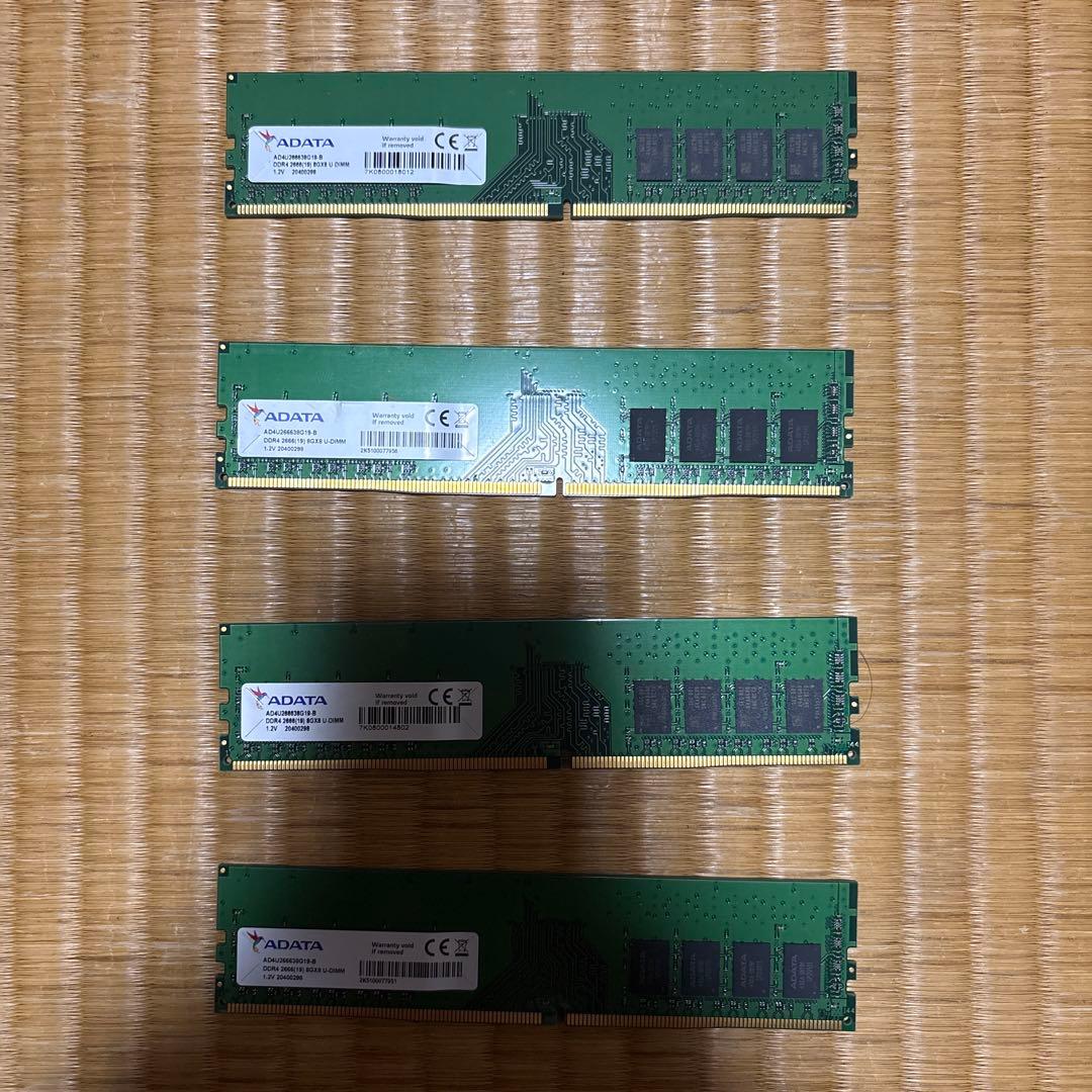 ADATA DDR4 2666 8GB×4 32GB
