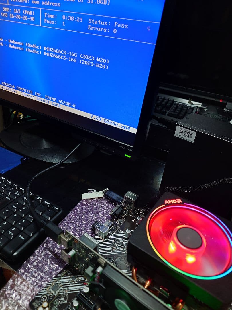 CFD DDR4 メモリ 2666MHz 16×2 32GB 【動作確認済】