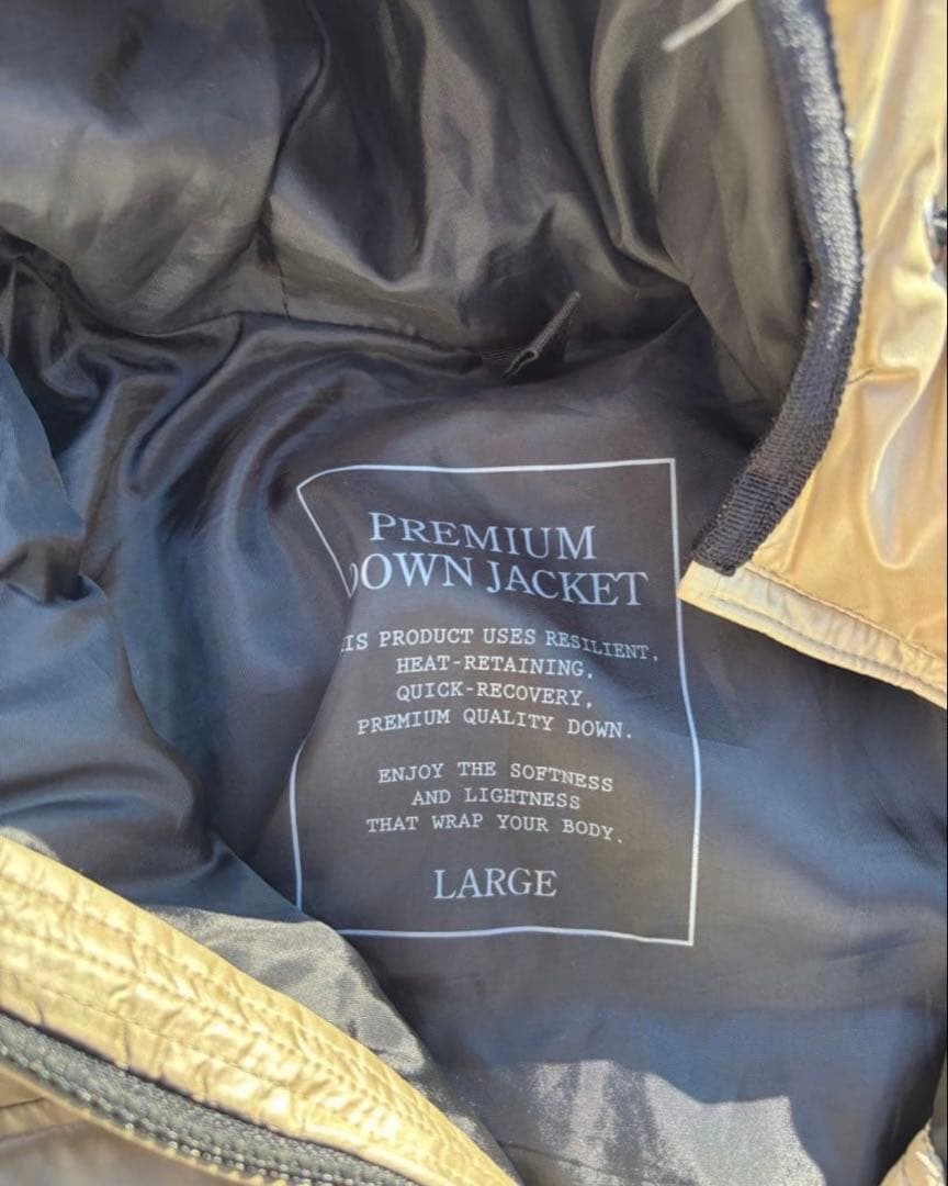 00s old UNIQLO premium down jacket シルバー