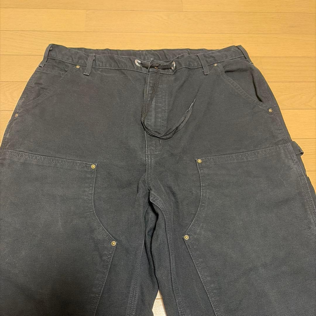 Carhartt カーハート ダブルニー ブラック w38 l32 ※紐内蔵