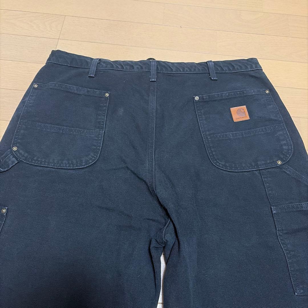 Carhartt カーハート ダブルニー ブラック w38 l32 ※紐内蔵