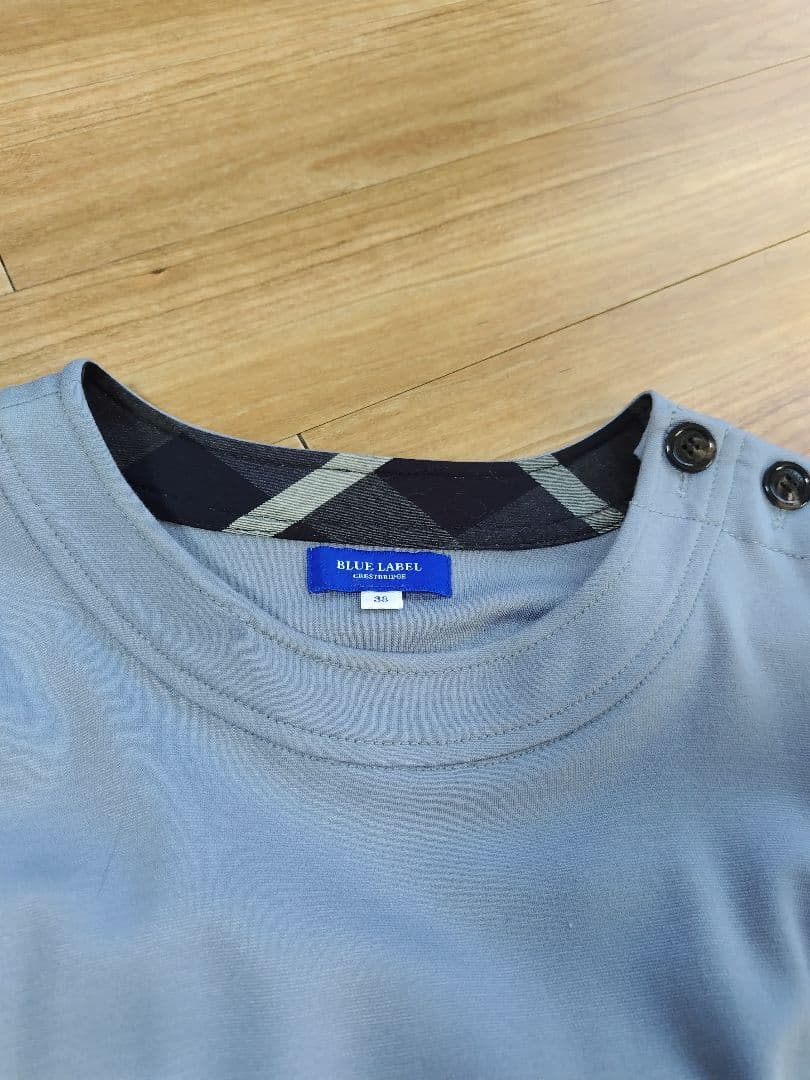 ブルーレーベル クレストブリッジ 半袖ワンピースボタン付き