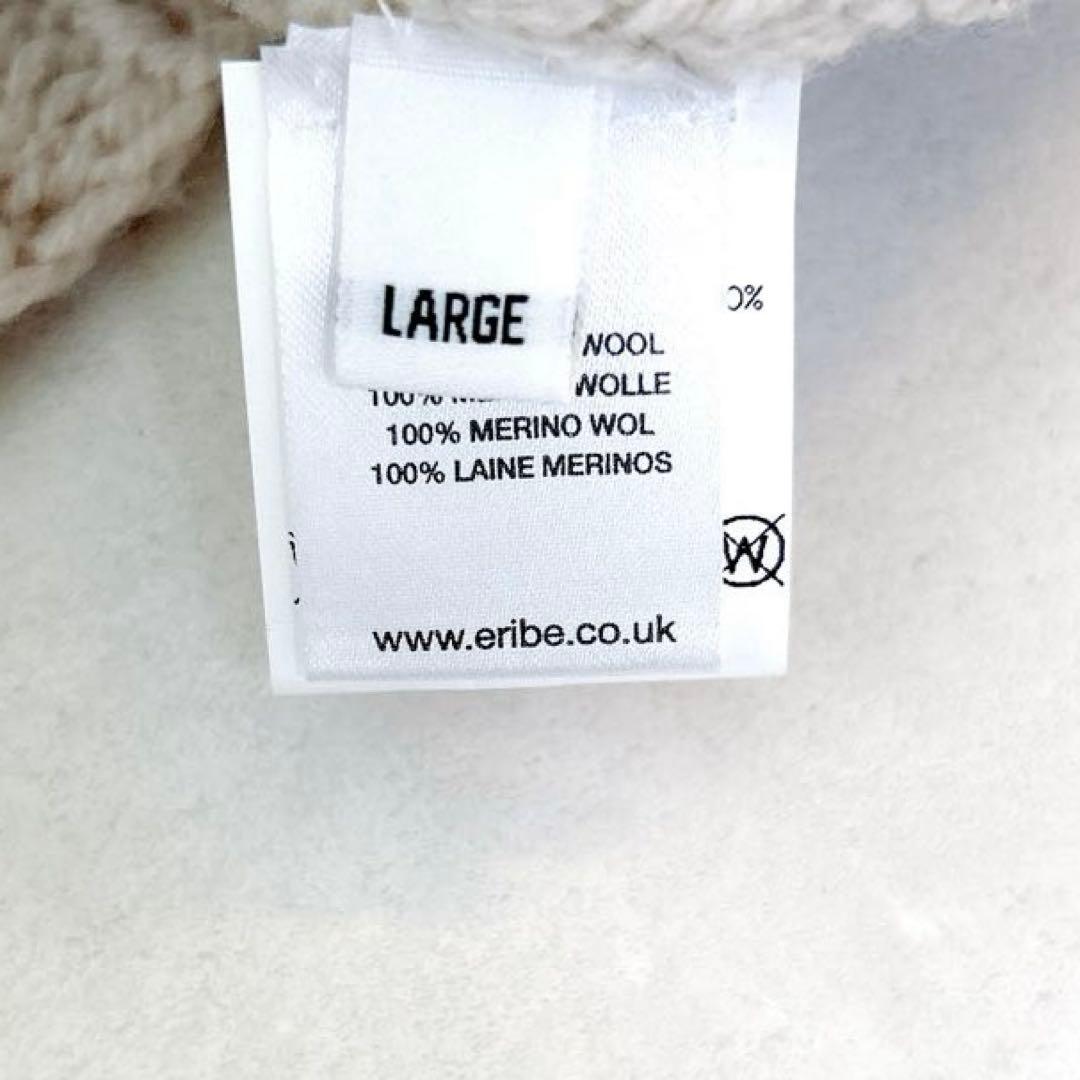 【サボテン様】エリべフェアアイルニットノルディックニットハンドニットメリノウール