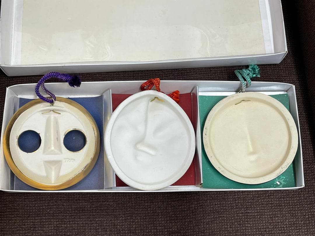 【箱付き】 大阪万博 岡本太郎 太陽の塔 太陽の顔 オブジェ 陶器