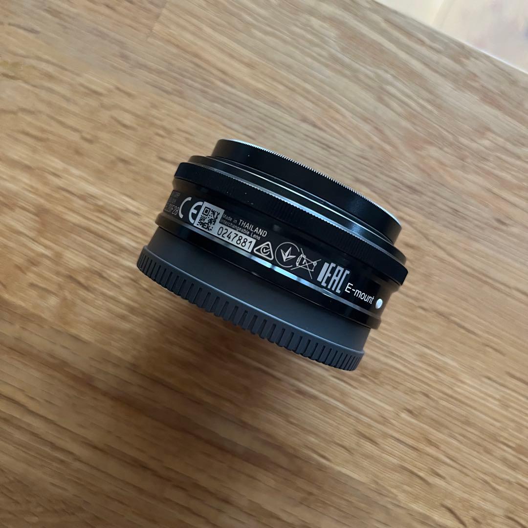 【美品】Sony E 20mmF2.8単焦点レンズ プロテクター付き