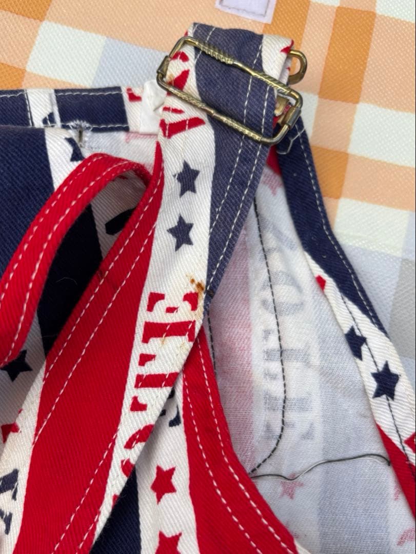 BIG Smith アメリカン柄　オーバーオール　サロペット　ヴィンテージ　古着