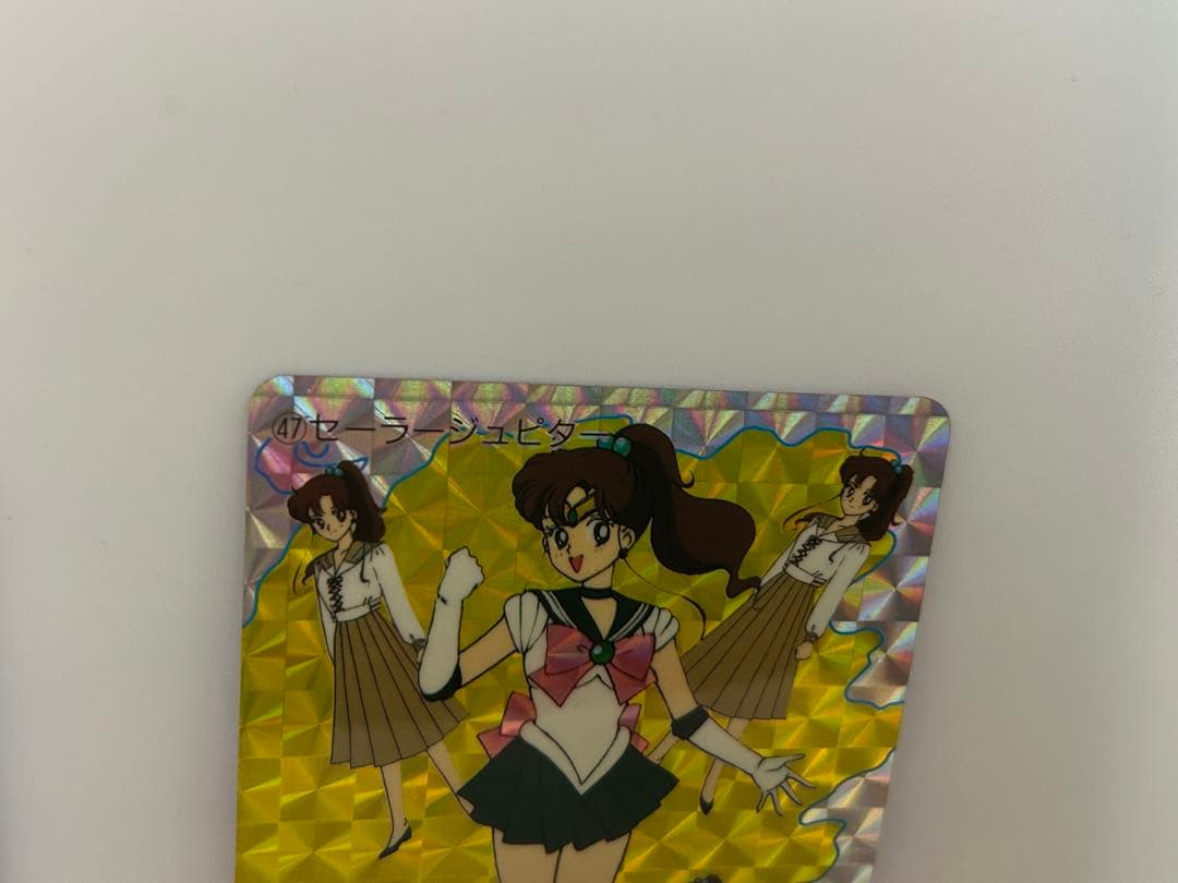 美品2枚セーラームーンキラカード　ヴィーナス/ジュピター　当時物アマダ