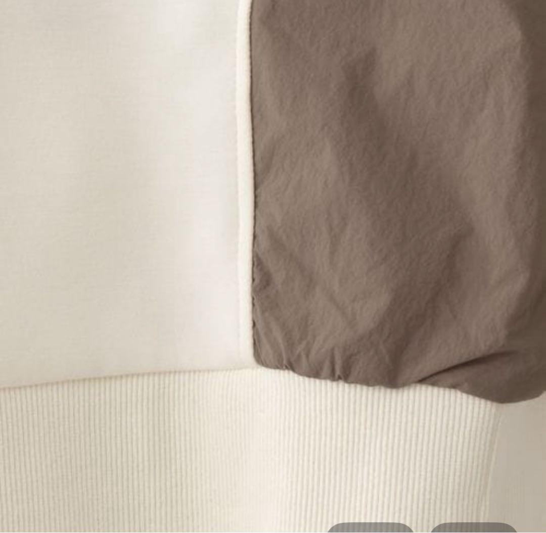 新品タグなし未使用　レプシィムの異素材ギャザーパーカー上下セット