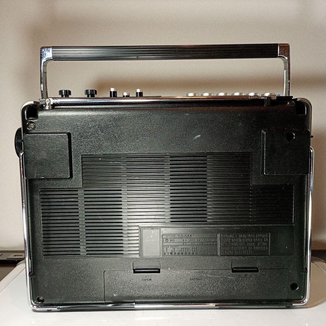 松下電器　ラジカセ　RQ-555　動作品(整備品)　電源コード付き