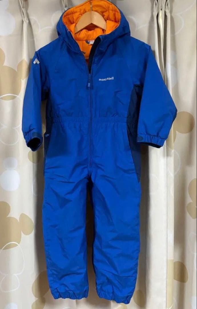 モンベル　パウダーカバーオール　ジャンプスーツ　雪　冬　キッズ　120