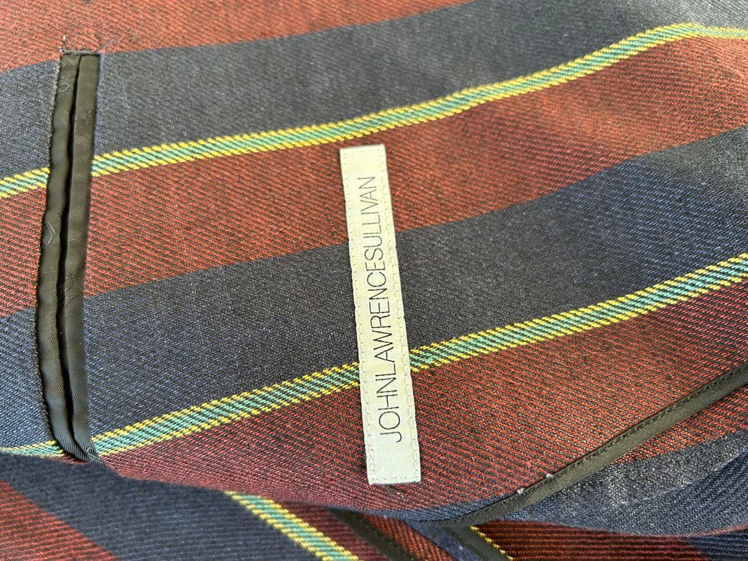 12SS ランウェイモデル ジョンローレンスサリバン ストライプ ジャケット