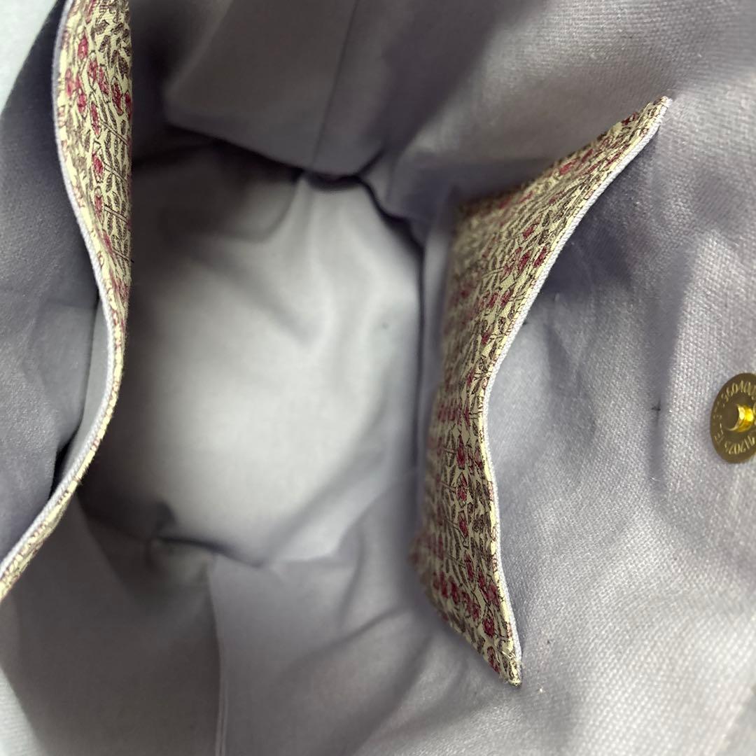 ☆ミナペルホネンハンドメイド♡バケツバッグネイビー系