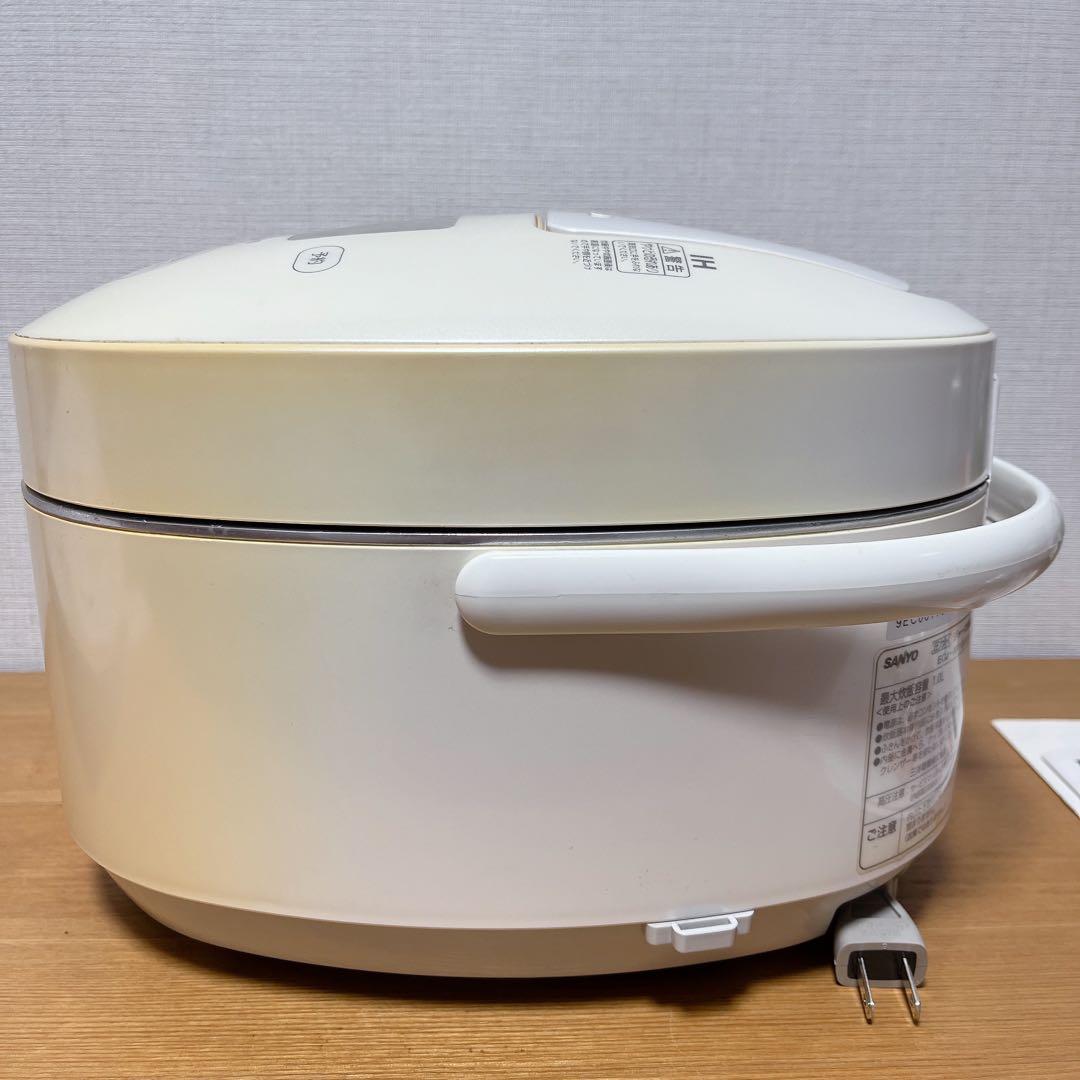 ✨SANYO 匠炊きECJ-XP1000Aプレミアムホワイトサンヨー炊飯器匠炊き