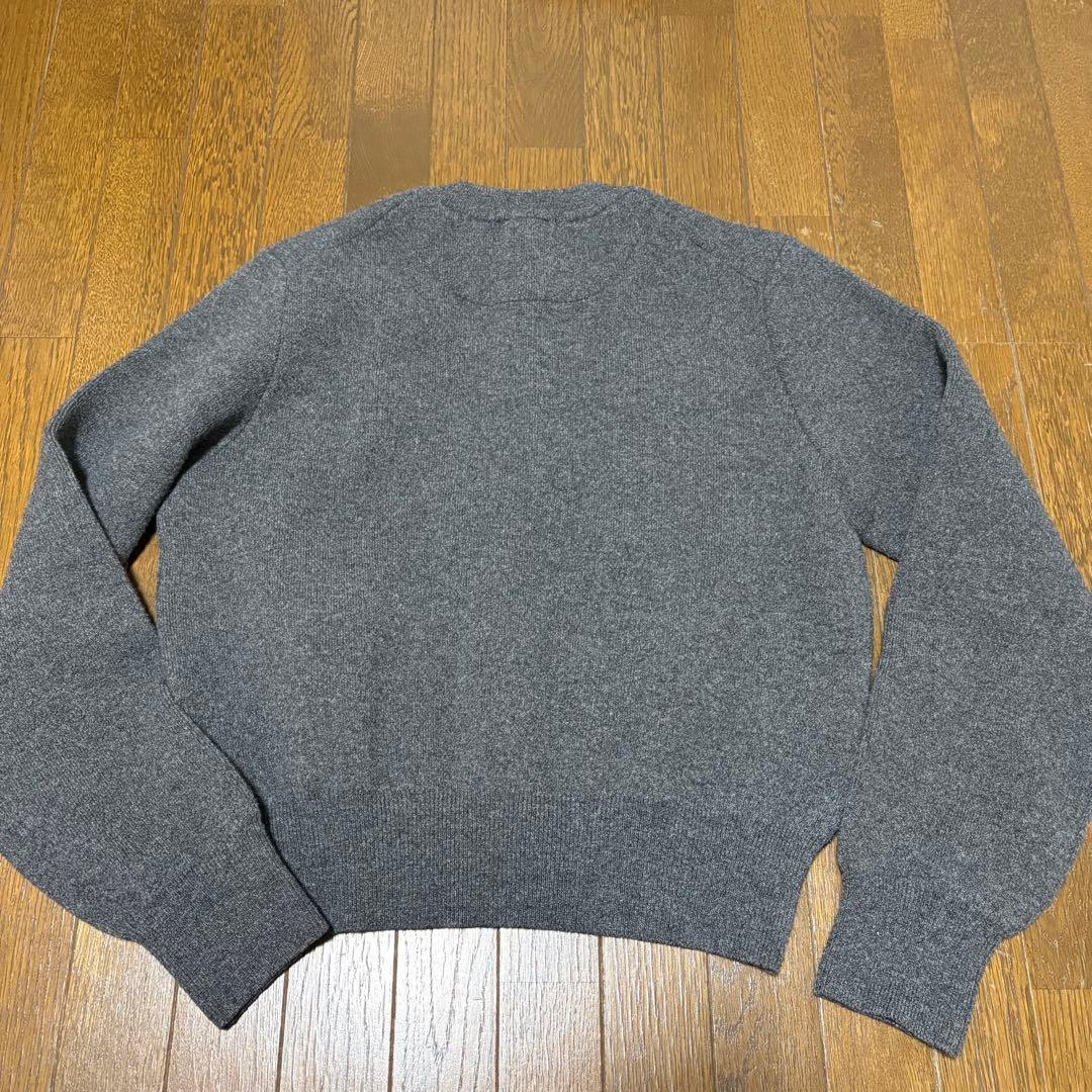 yori バイカラーカーディガン　グレー　36