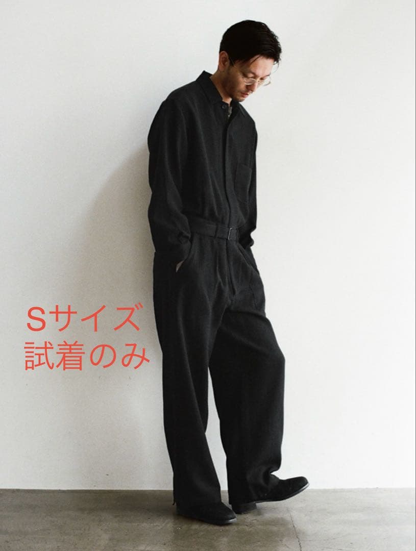 LIDNM Felted Wool Utility Overall【Sサイズ】