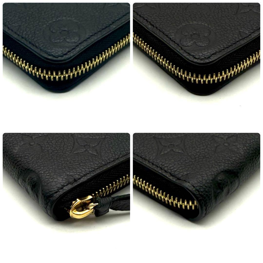 【新品近い】ルイヴィトン ポルトフォイユ クレマンス 黒 長財布 アンプラント