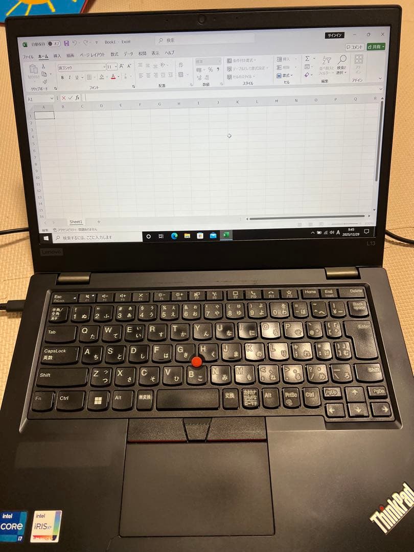 Windowsノート本体 Lenovo ThinkPad L13 gen 2 i7 16/512