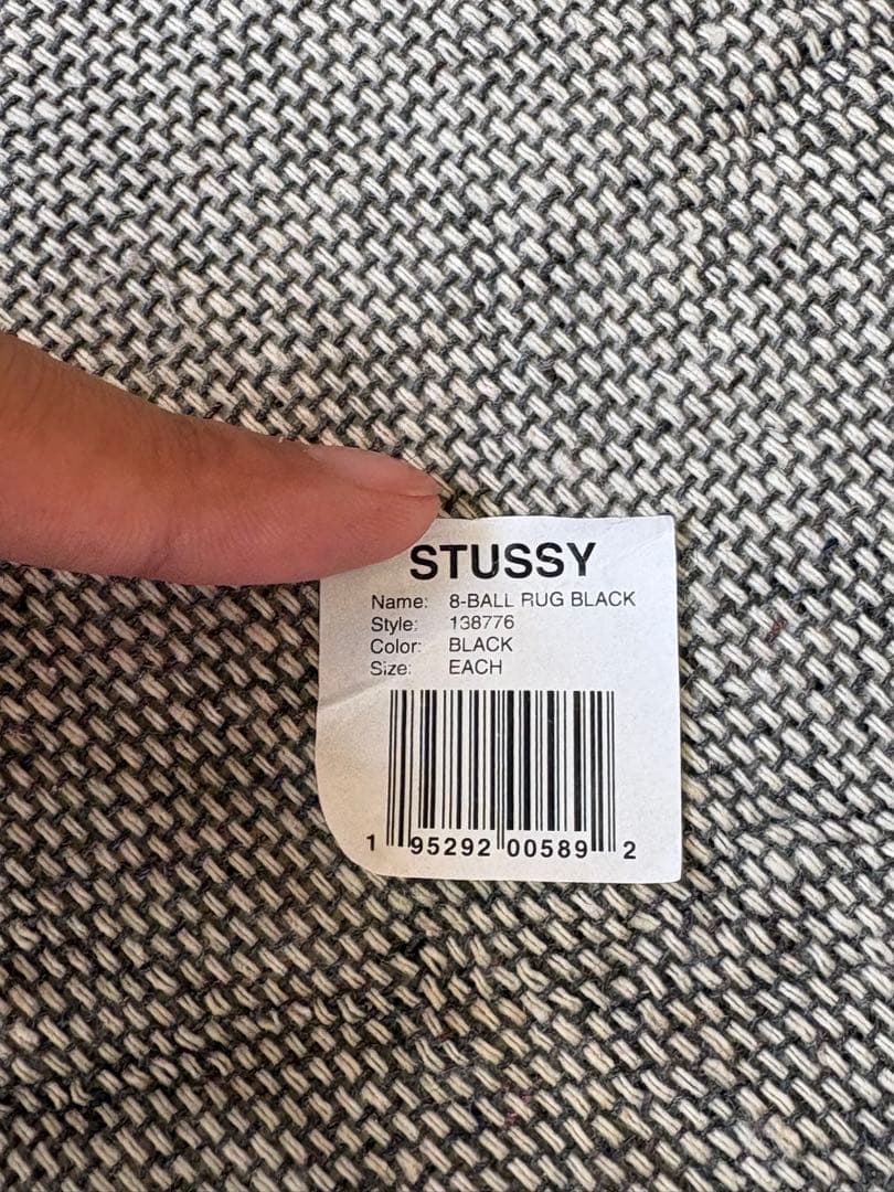 Stussy ステューシー ラグ 8ボール　8 ball