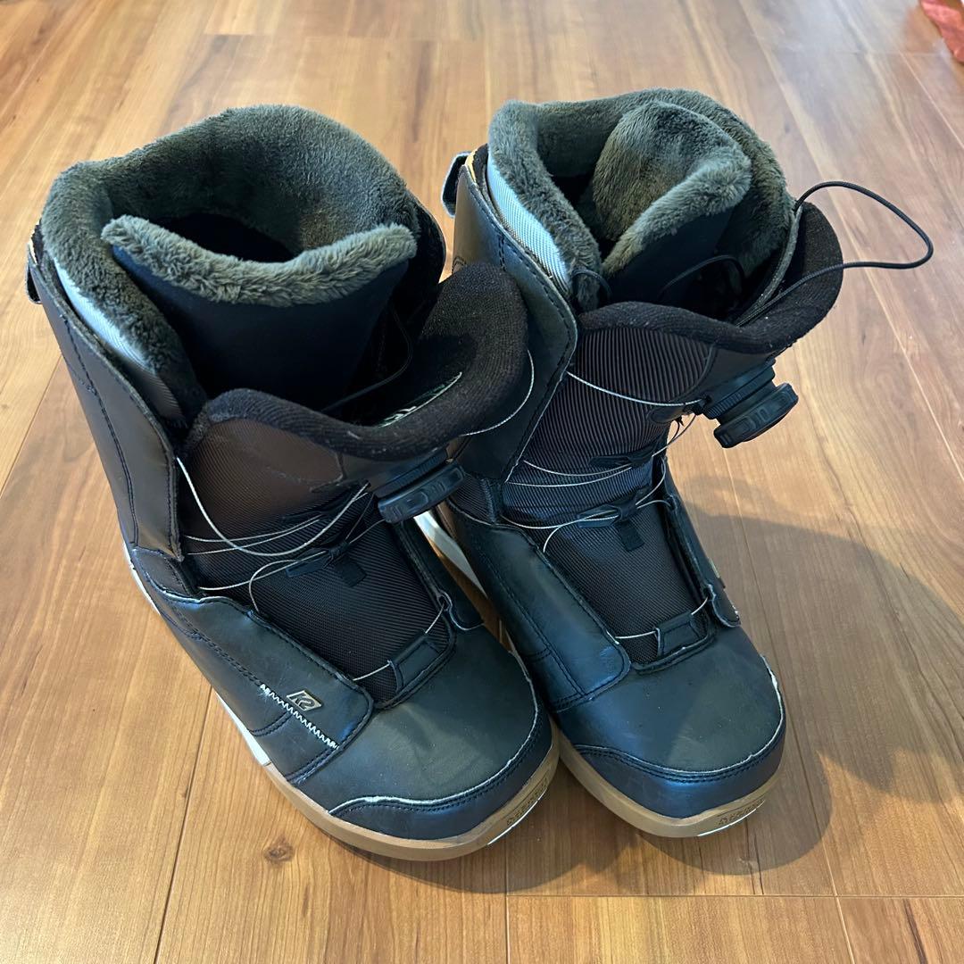 K2 女性用 スノーボードブーツ 24.5cm ブラック　boa