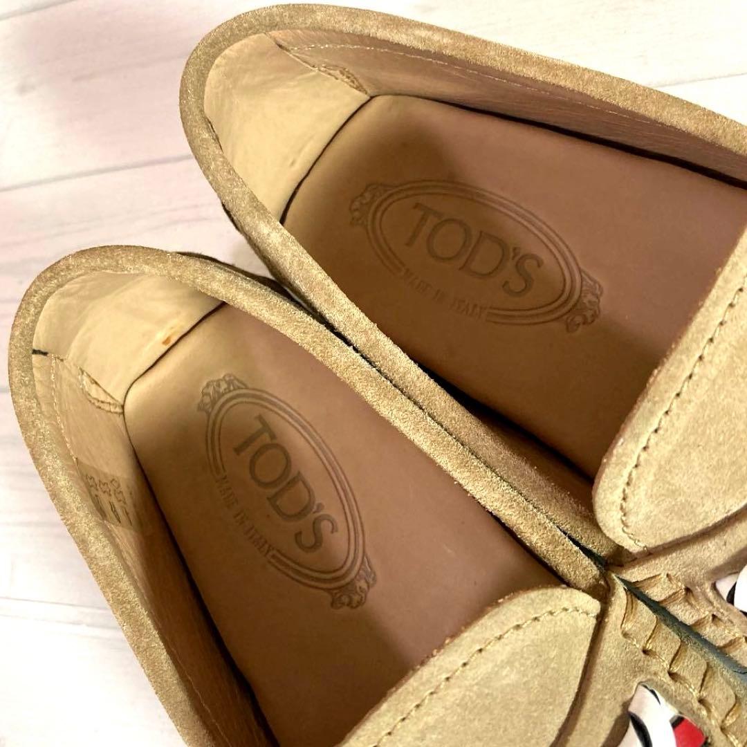 極美品■トッズ■ドライビングシューズ✨サドルローファー ゴンミーニ
