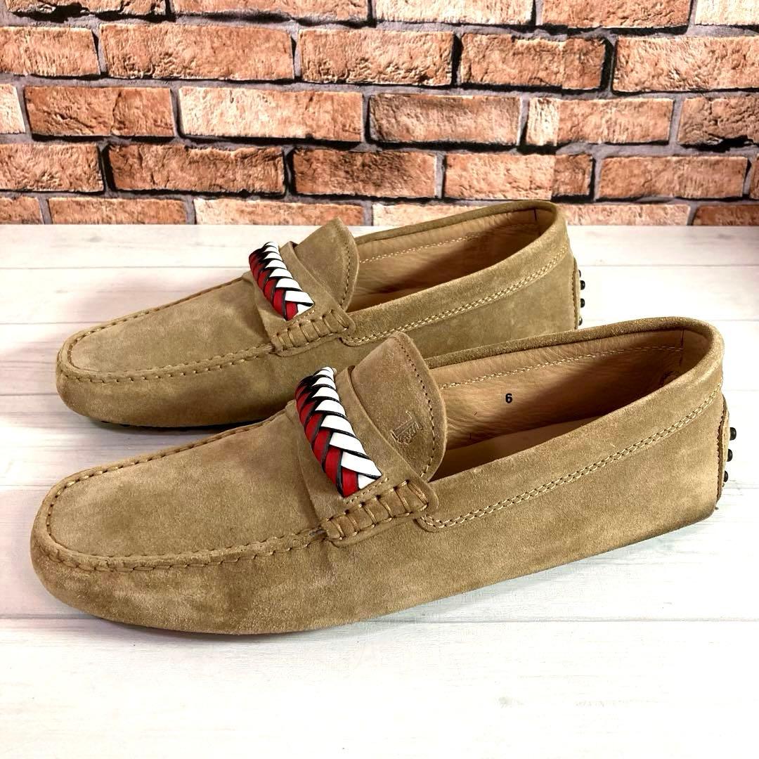 極美品■トッズ■ドライビングシューズ✨サドルローファー ゴンミーニ