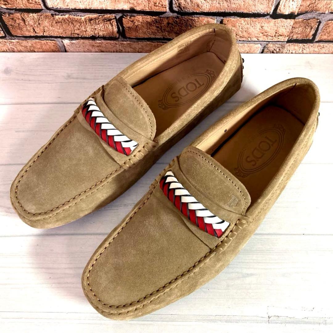 極美品■トッズ■ドライビングシューズ✨サドルローファー ゴンミーニ