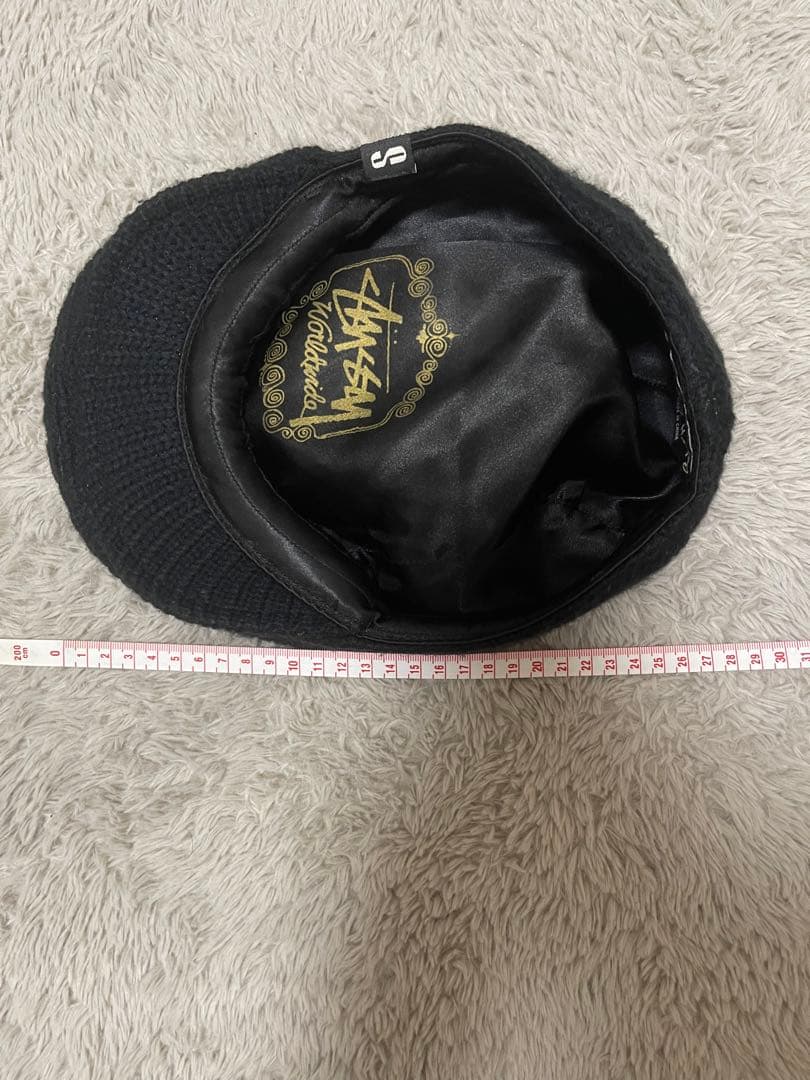 00s stussy ステューシー ハンチング キャップ 帽子 アメカジ y2k