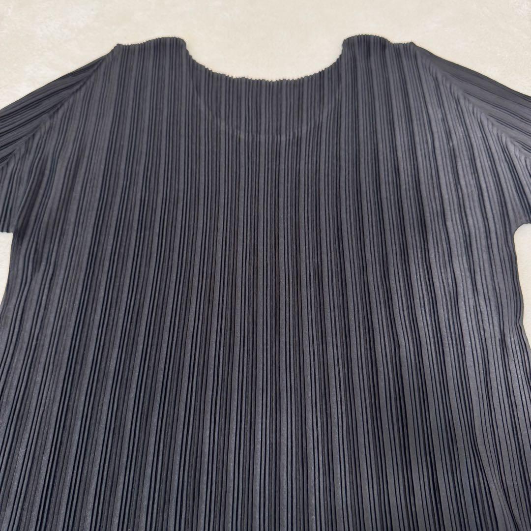 極美品✨PLEATS PLEASE ブラック　プリーツ　長袖　Lサイズ