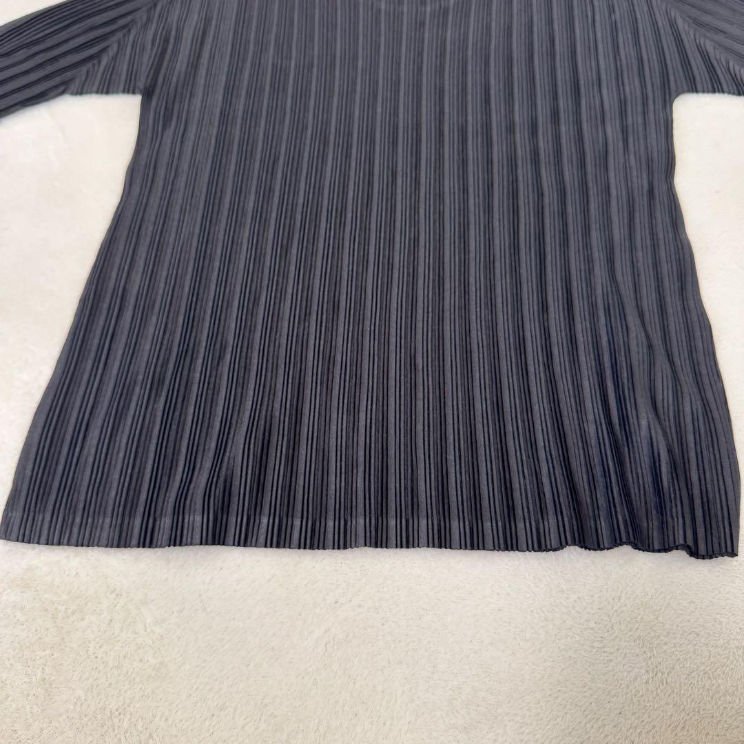 極美品✨PLEATS PLEASE ブラック　プリーツ　長袖　Lサイズ