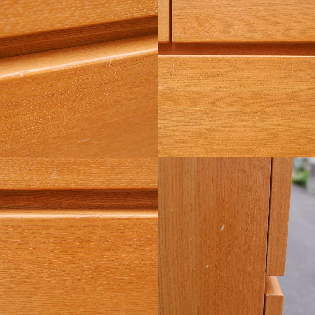 【廃盤】無印良品 MUJI 6段 チェスト 脚付き タモ材 引出し収納 洋タンス