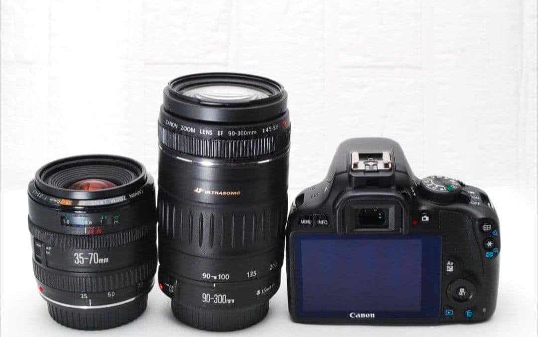 超望遠レンズ付✨Canon EOS Kiss X7✨ダブルレンズ✨