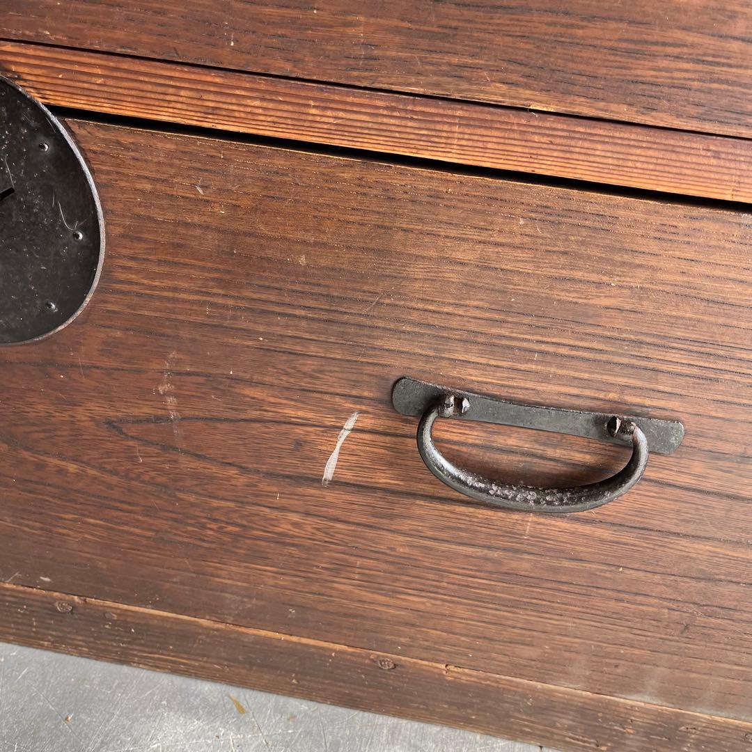 アンティーク チェスト 箪笥 テレビ台 無垢材 シャビー 昭和レトロ