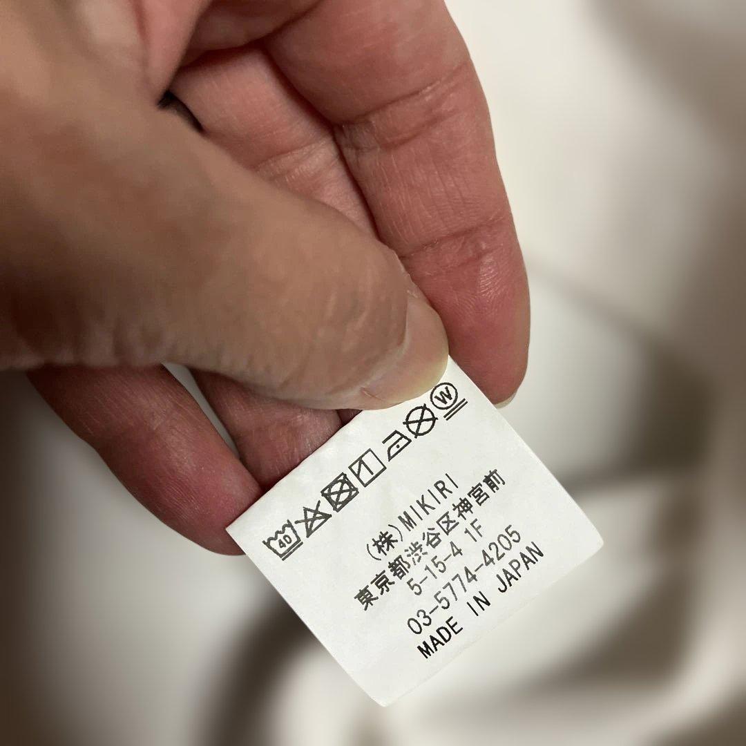 COUDRE ホワイト ビックロンT長袖 Tシャツ