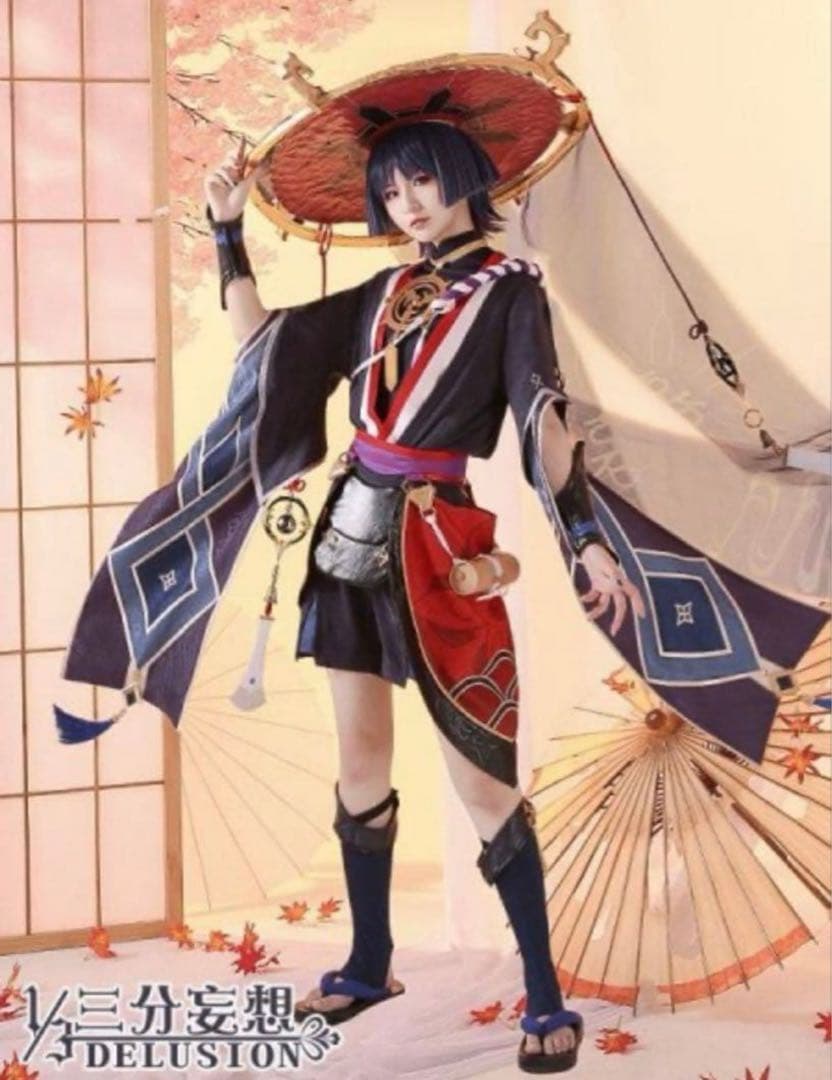 【1月のみ値下げ】原神 散兵 三分妄想コスプレ衣装+笠セット