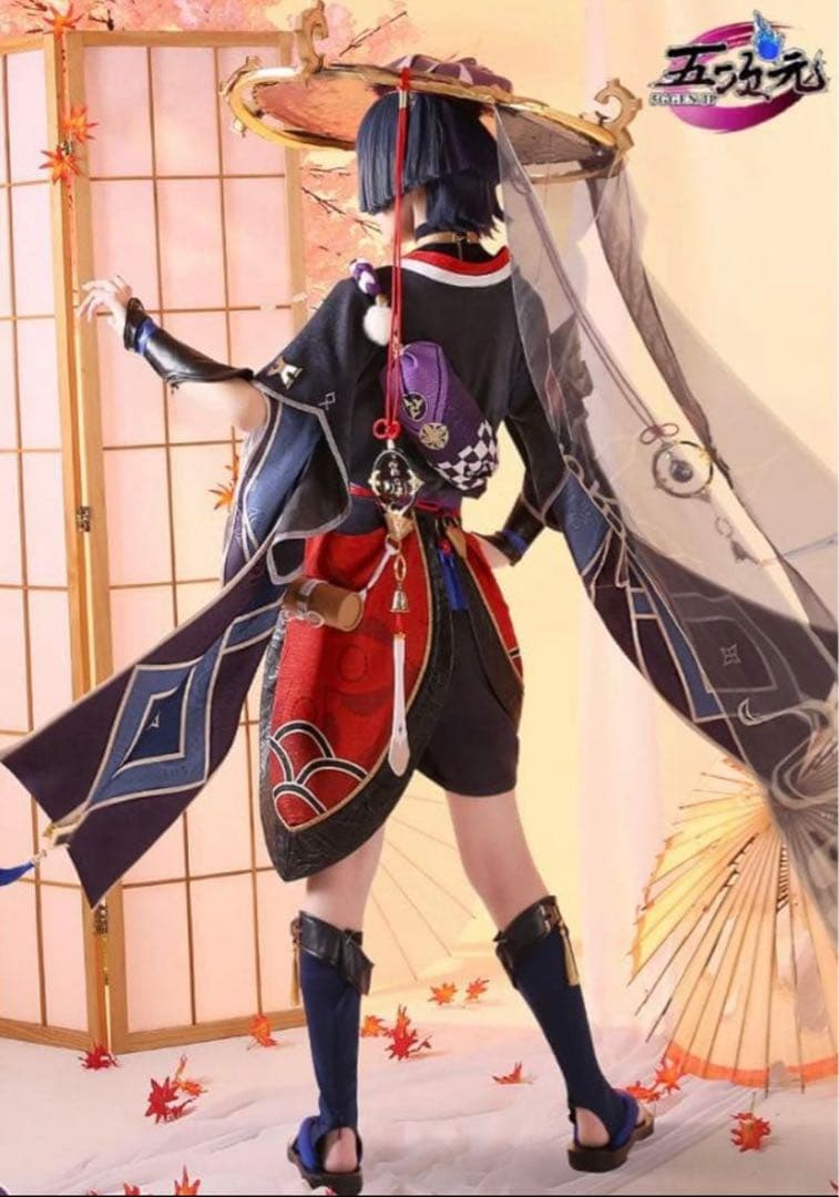 【1月のみ値下げ】原神 散兵 三分妄想コスプレ衣装+笠セット