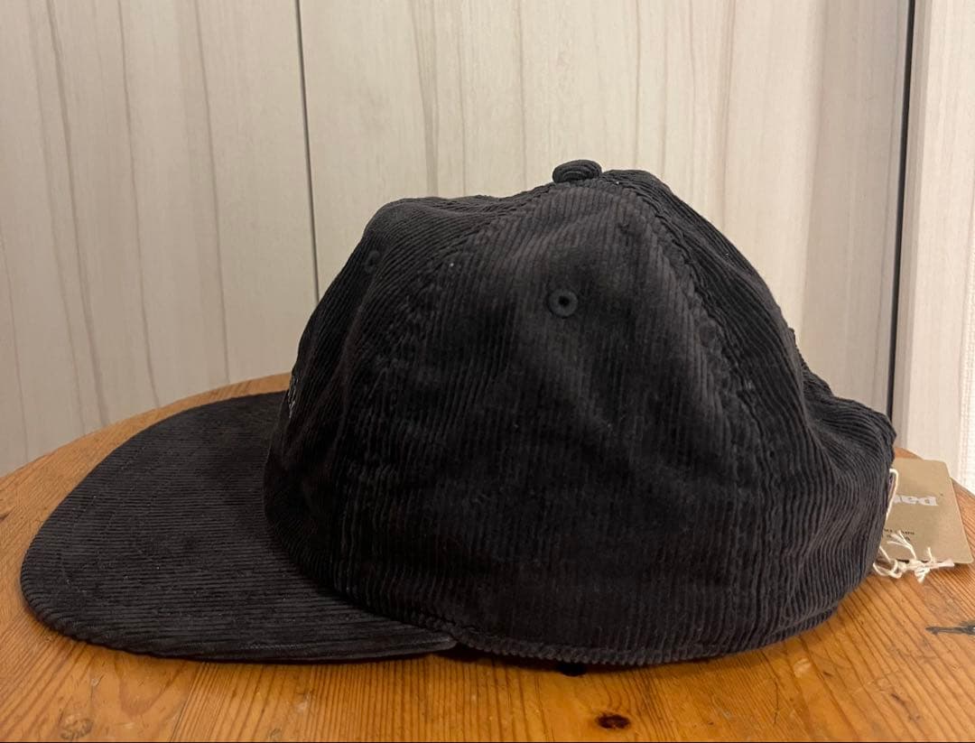 新品 Patagonia パタゴニア コーデュロイ ブラック 黒 キャップ