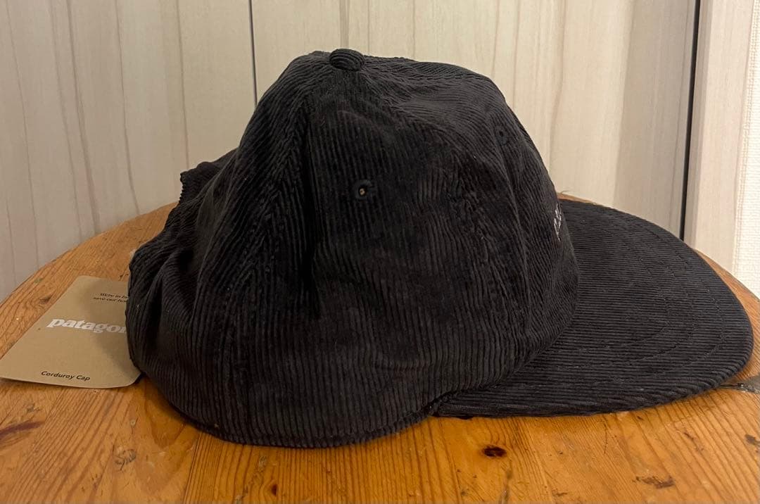 新品 Patagonia パタゴニア コーデュロイ ブラック 黒 キャップ