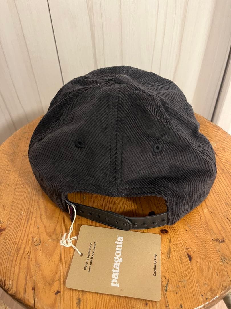 新品 Patagonia パタゴニア コーデュロイ ブラック 黒 キャップ