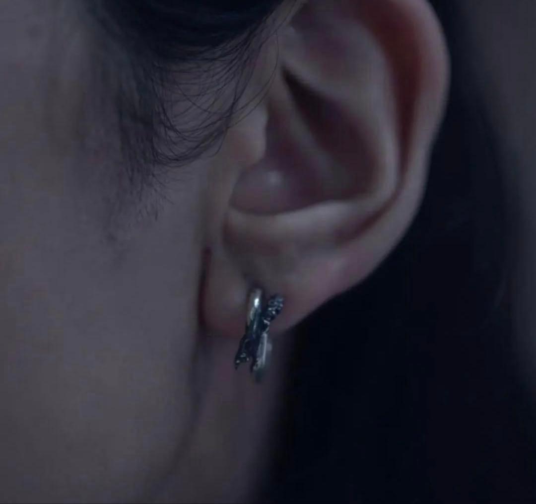 【VAINON】Destroyed Half Hoop Pierce左耳用