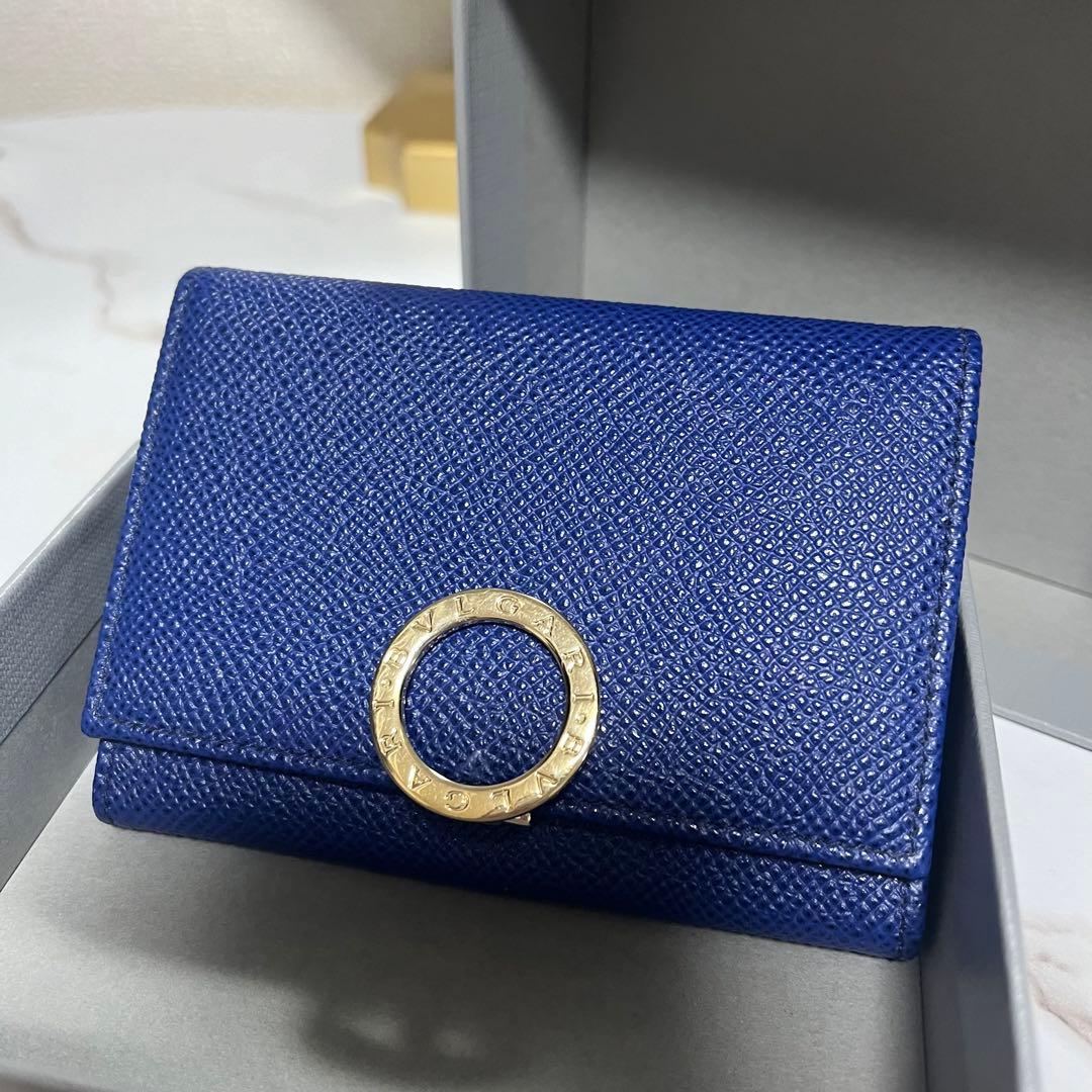 BVLGARI 名刺入れ ネイビー