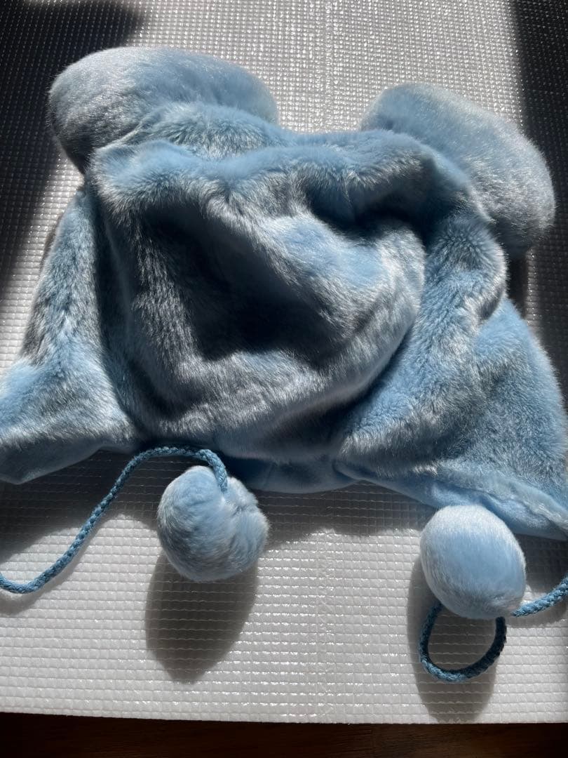 ディズニー ファンキャップ 水色