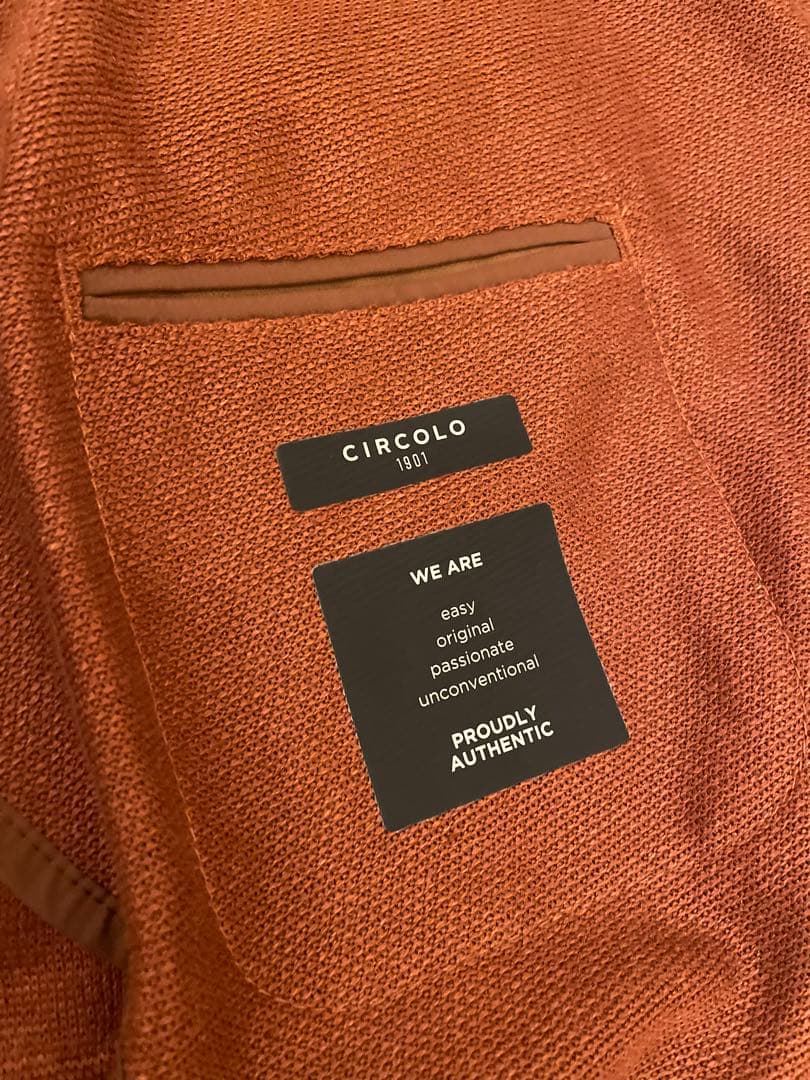 【かむ】CIRCOLO 1901 チルコロ ブラウン ニットジャケット