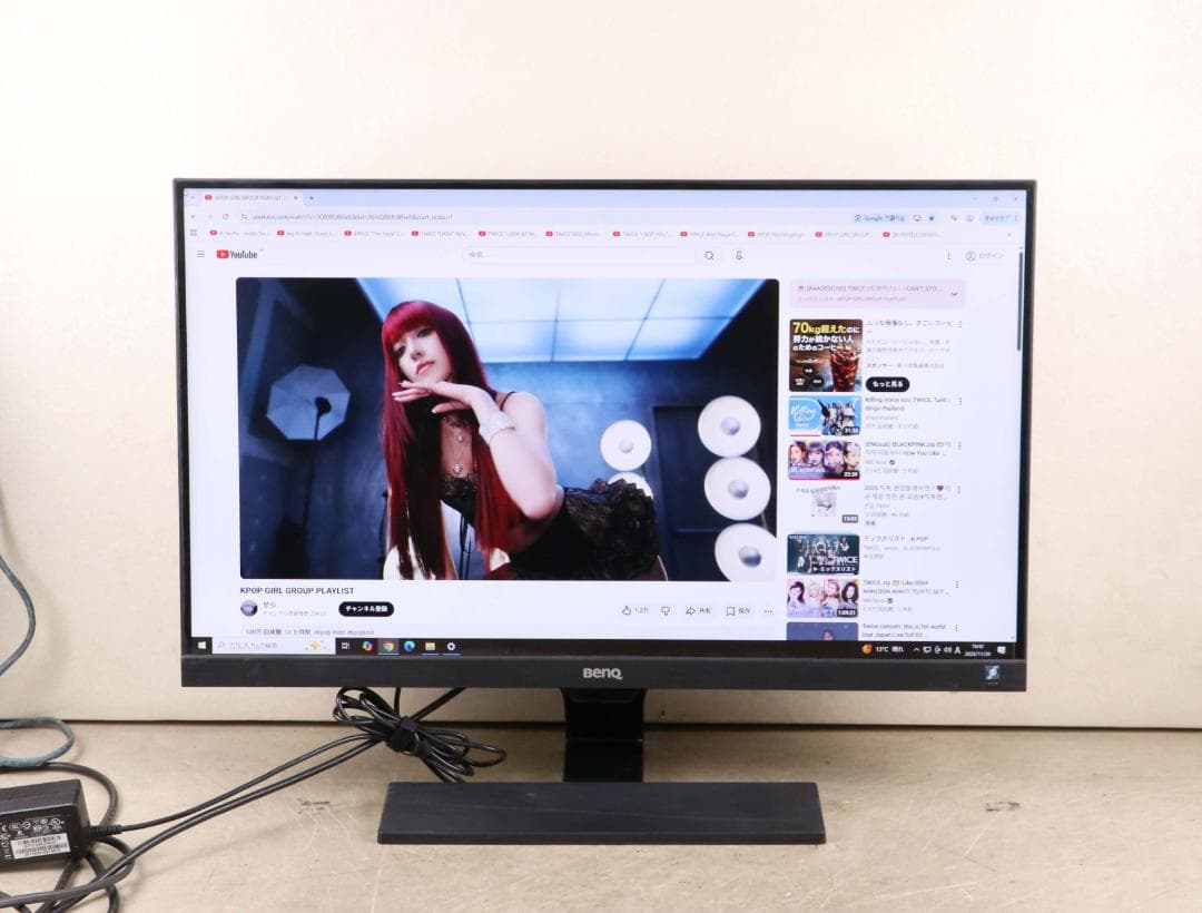 6934　超狭額　BENQ　27型　EW2775　フルHD　HDMI　スピーカー
