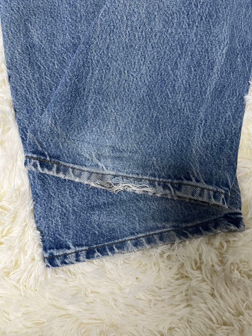 ゴールデンサイズ　USA製　カーハート　ダブルニー　W36L32 グッドフェード